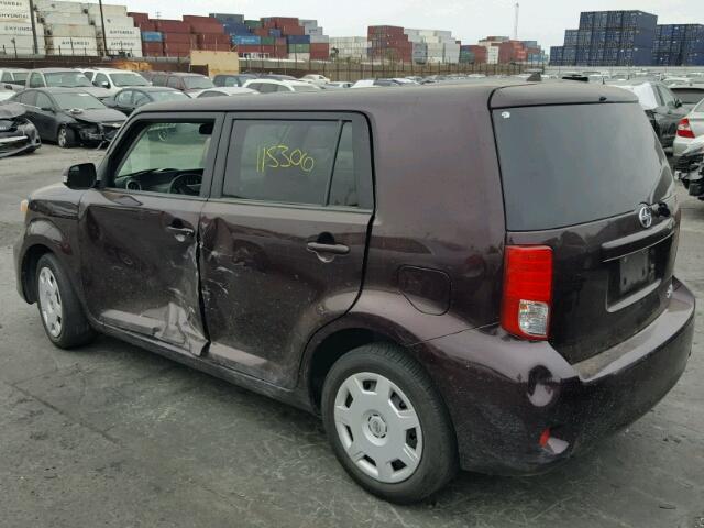 JTLZE4FE3CJ028607 - 2012 TOYOTA SCION XB Bordeaux Foto 3