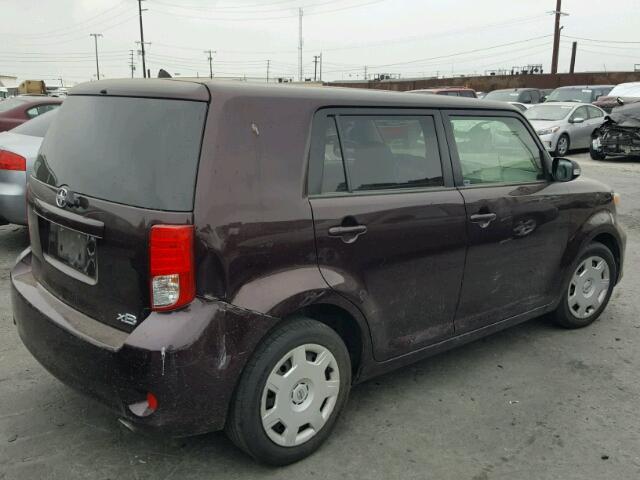 JTLZE4FE3CJ028607 - 2012 TOYOTA SCION XB Bordeaux Foto 4