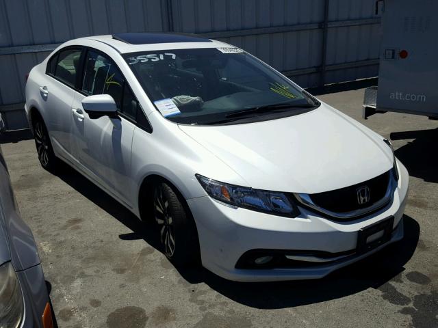 19XFB2F95FE223253 - 2015 HONDA CIVIC EXL 白色 照片 1