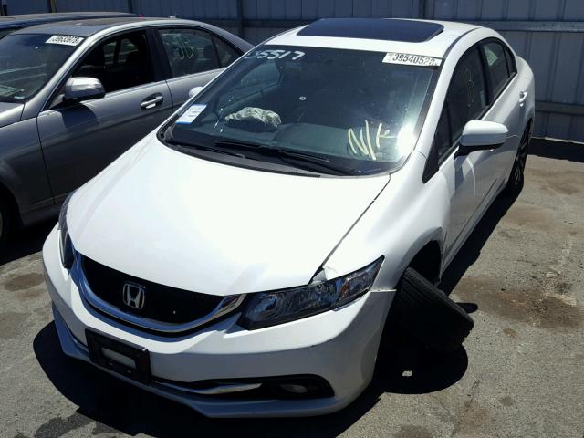 19XFB2F95FE223253 - 2015 HONDA CIVIC EXL 白色 照片 2