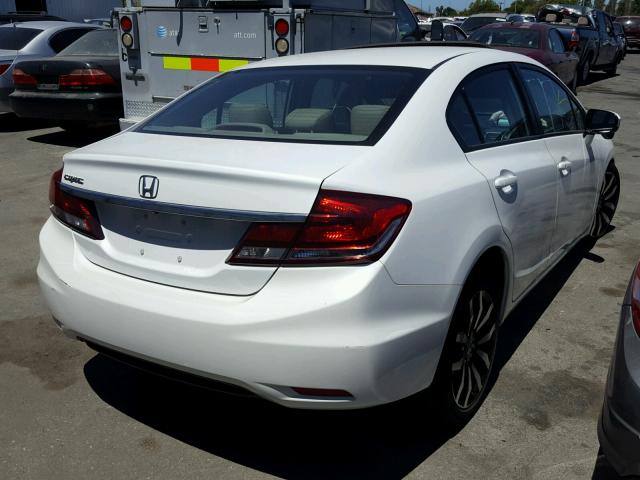 19XFB2F95FE223253 - 2015 HONDA CIVIC EXL 白色 照片 4