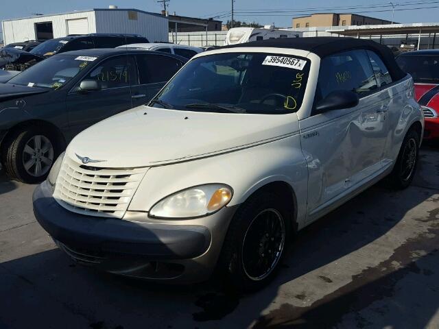 3C3EY55E85T309908 - 2005 CHRYSLER PT CRUISER CREAM photo 2