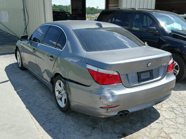 WBANV1C5XAC445962 - 2010 BMW 528 SILVER photo 3