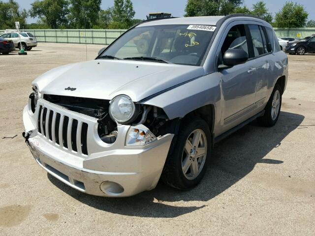 1J4NF4FB4AD553243 - 2010 JEEP COMPASS SP SILVER photo 2