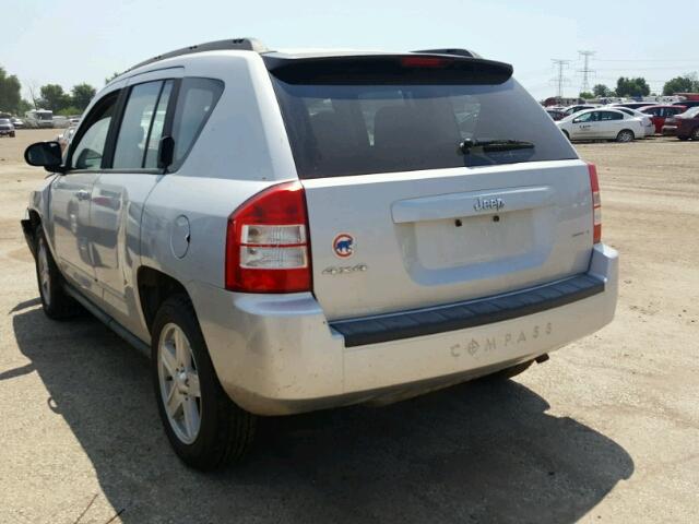 1J4NF4FB4AD553243 - 2010 JEEP COMPASS SP SILVER photo 3
