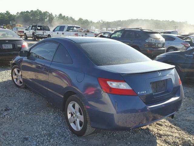 2HGFG129X8H570846 - 2008 HONDA CIVIC EXL 蓝色 照片 3
