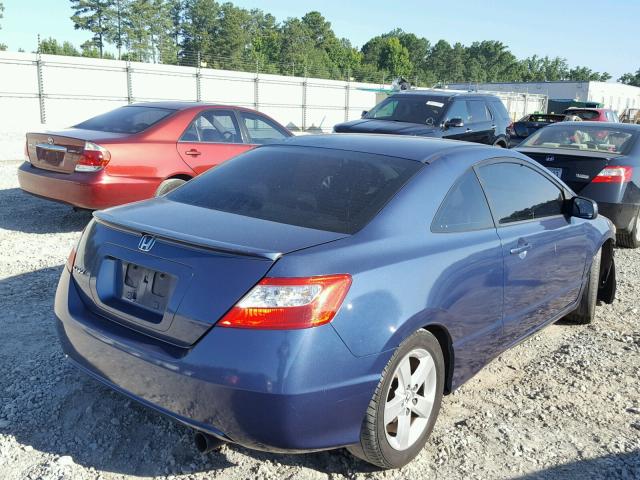 2HGFG129X8H570846 - 2008 HONDA CIVIC EXL 蓝色 照片 4