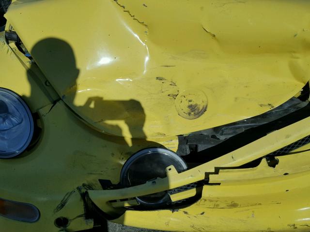 3VWCC21C3YM440261 - 2000 VOLKSWAGEN NEW BEETLE ყვითელი ფოტო 7