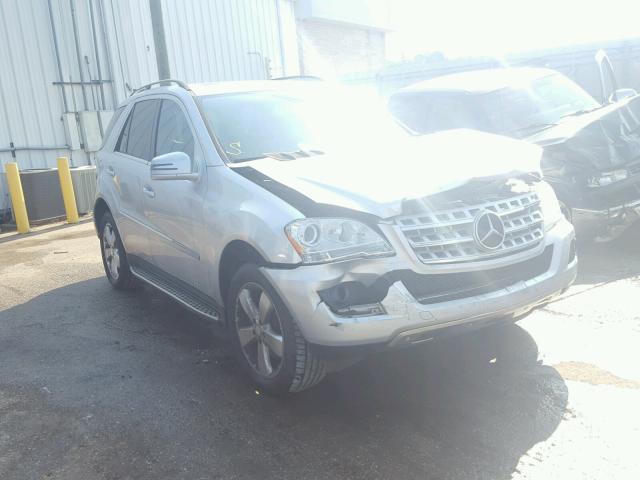 4JGBB5GB7BA664666 - 2011 MERCEDES-BENZ ML 350 SILVER photo 1