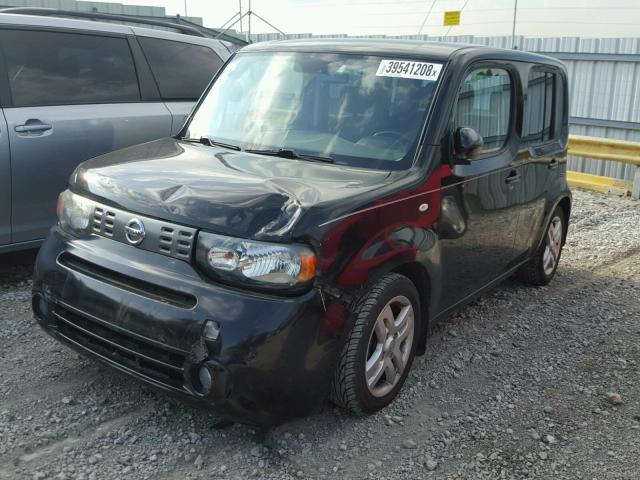 JN8AZ28R59T125343 - 2009 NISSAN CUBE BASE BLACK photo 2