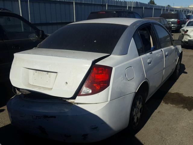 1G8AJ52F63Z111341 - 2003 SATURN ION LEVEL WHITE photo 4