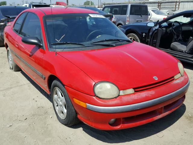 1B3ES62C6SD220203 - 1995 DODGE NEON SPORT RED photo 1