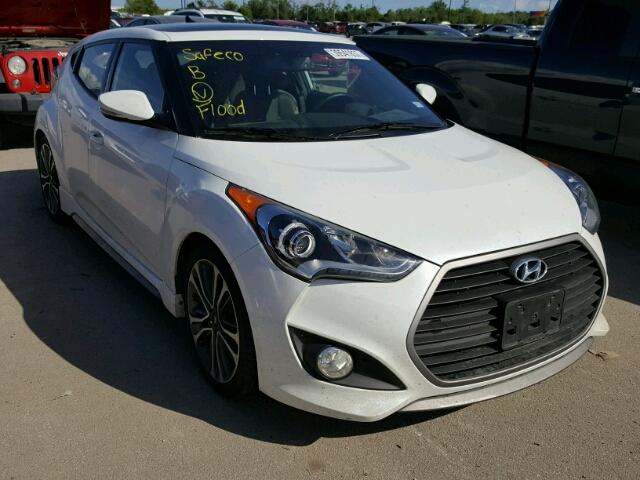 KMHTC6AE2GU279824 - 2016 HYUNDAI VELOSTER WHITE photo 1