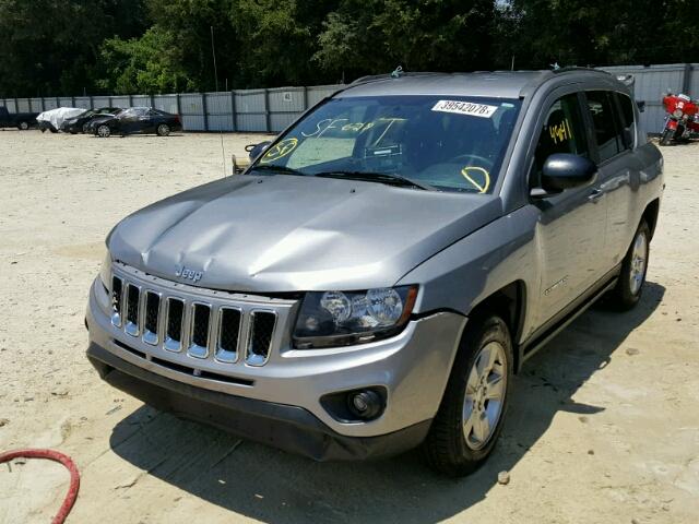 1C4NJCBA6FD178149 - 2015 JEEP COMPASS SP SILVER photo 2