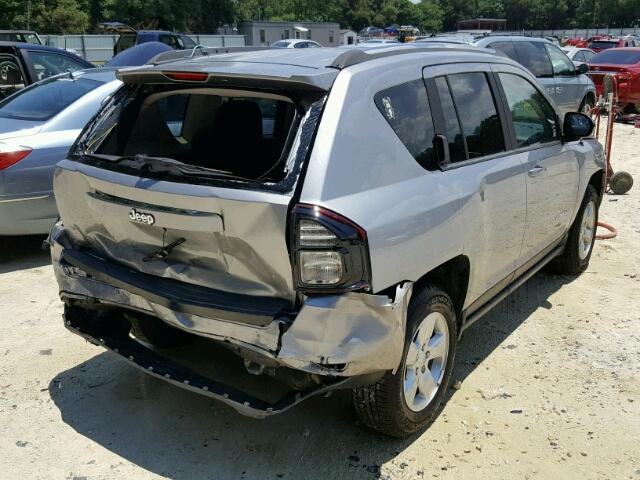 1C4NJCBA6FD178149 - 2015 JEEP COMPASS SP SILVER photo 4