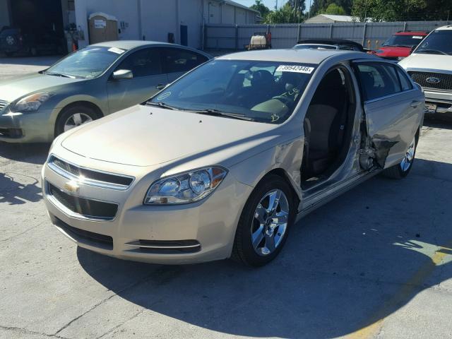1G1ZC5EB4AF212476 - 2010 CHEVROLET MALIBU 1LT 金色 照片 2