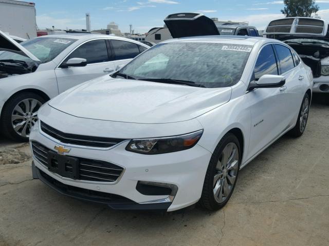 1G1ZH5SXXGF228496 - 2016 CHEVROLET MALIBU PRE WHITE photo 2