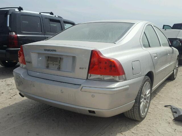 YV1RS592182686241 - 2008 VOLVO S60 SILVER photo 4