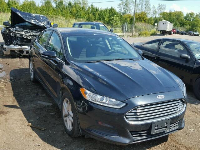 3FA6P0HD5ER213892 - 2014 FORD FUSION BLACK photo 1