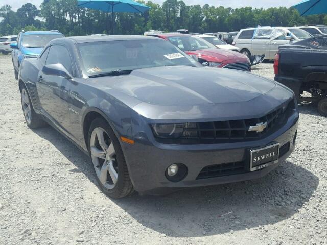 2G1FC1EV2A9194574 - 2010 CHEVROLET CAMARO LT GRAY photo 1