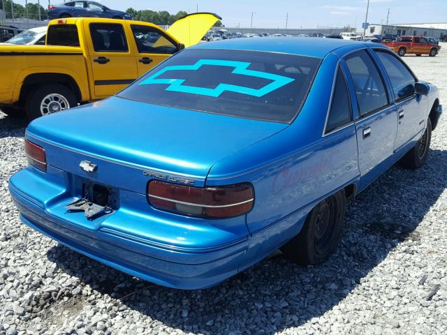 1G1BL53E9NR108651 - 1992 CHEVROLET CAPRICE BLUE photo 4