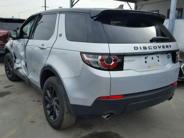 SALCP2BG6GH589929 - 2016 LAND ROVER DISCOVERY SILVER photo 3