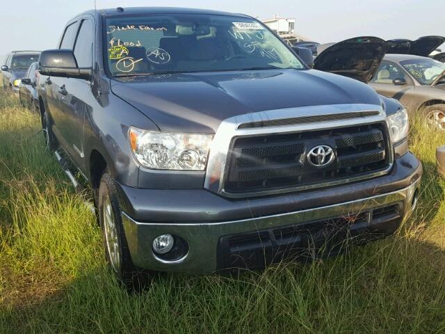 5TFEM5F10CX042316 - 2012 TOYOTA TUNDRA GRAY photo 1