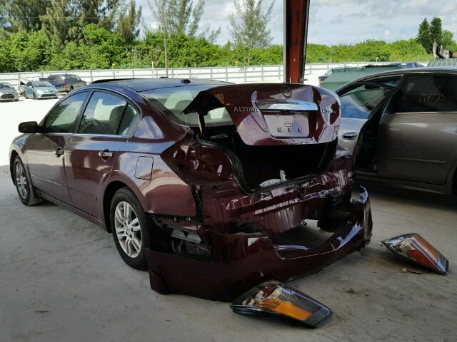 1N4AL2AP4BC158643 - 2011 NISSAN ALTIMA BAS BURGUNDY photo 3