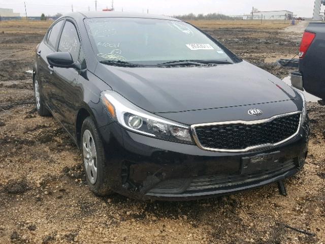 3KPFK4A70HE049497 - 2017 KIA FORTE LX BLACK photo 1