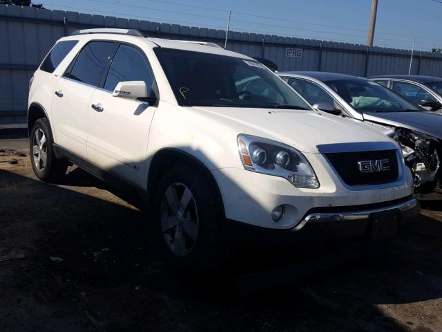 1GKLVMED6AJ129376 - 2010 GMC ACADIA SLT თეთრი ფოტო 1