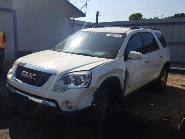 1GKLVMED6AJ129376 - 2010 GMC ACADIA SLT თეთრი ფოტო 2