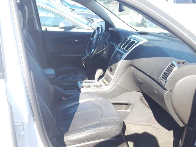 1GKLVMED6AJ129376 - 2010 GMC ACADIA SLT თეთრი ფოტო 5