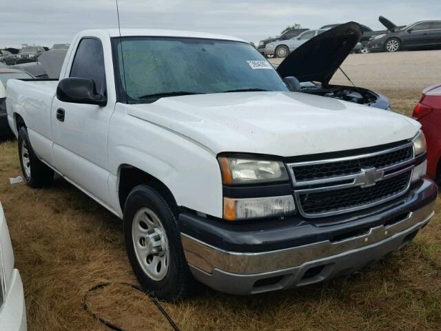 1GCEC14X57Z169298 - 2007 CHEVROLET SILVERADO WHITE photo 1