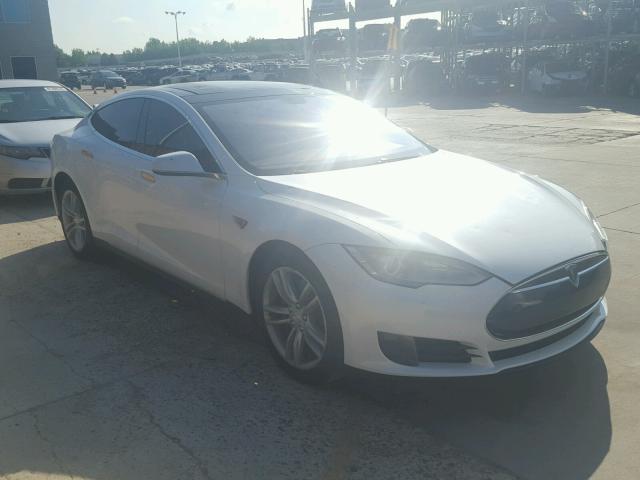 5YJSA1AC4DFP10384 - 2013 TESLA MODEL S WHITE photo 1