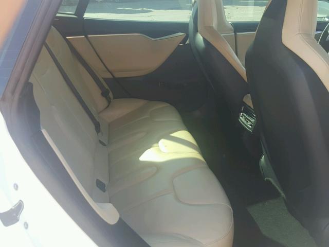 5YJSA1AC4DFP10384 - 2013 TESLA MODEL S WHITE photo 6
