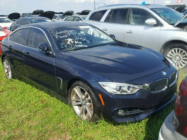 WBA4A5C51FG051538 - 2015 BMW 428 BLUE photo 1