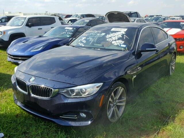 WBA4A5C51FG051538 - 2015 BMW 428 BLUE photo 2