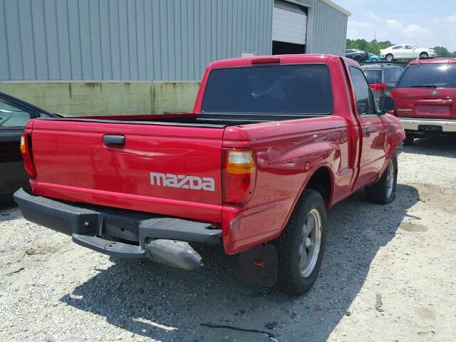 4F4YR12D04TM03177 - 2004 MAZDA B2300 RED photo 4