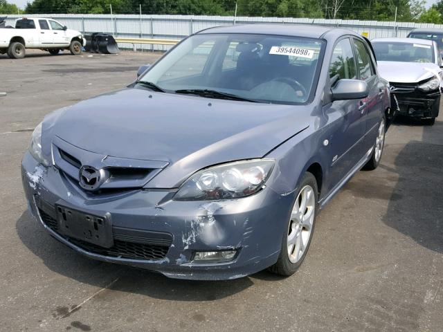 JM1BK343871765163 - 2007 MAZDA 3 HATCHBAC BLUE photo 2