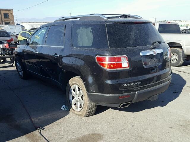 5GZEV23768J190970 - 2008 SATURN OUTLOOK XR შავი ფოტო 3
