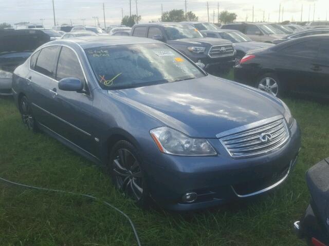 JNKBY01F38M551305 - 2008 INFINITI M45 BLUE photo 1