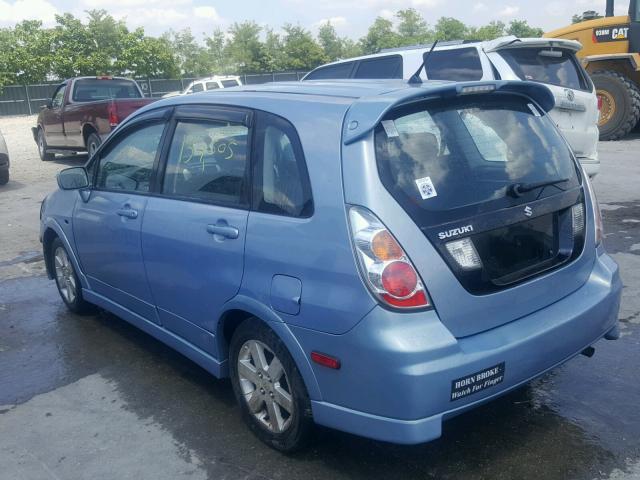 JS2RC61H255300628 - 2005 SUZUKI AERIO SX BLUE photo 3