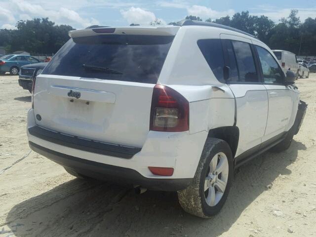 1C4NJCBB7FD420360 - 2015 JEEP COMPASS SP WHITE photo 4