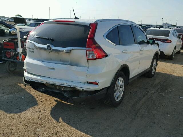 5J6RM3H79FL008131 - 2015 HONDA CR-V WHITE photo 4