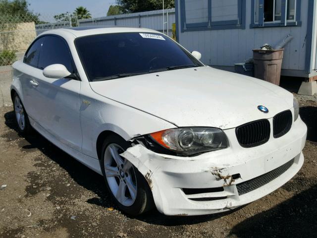 WBAUP93508VF45770 - 2008 BMW 128 I WHITE photo 1