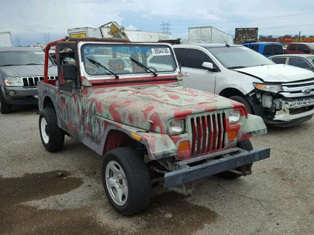 1J4FY19P9PP263561 - 1993 JEEP WRANGLER / RED photo 1