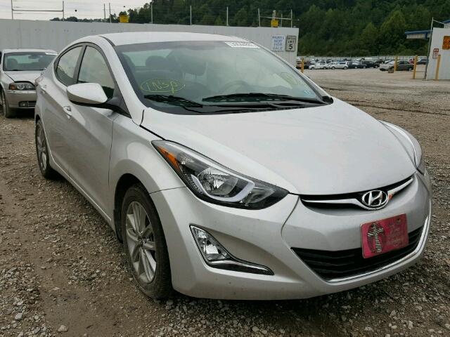 5NPDH4AE3GH705108 - 2016 HYUNDAI ELANTRA SE SILVER photo 1