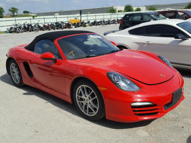 WP0CA2A82ES121361 - 2014 PORSCHE BOXSTER RED photo 1