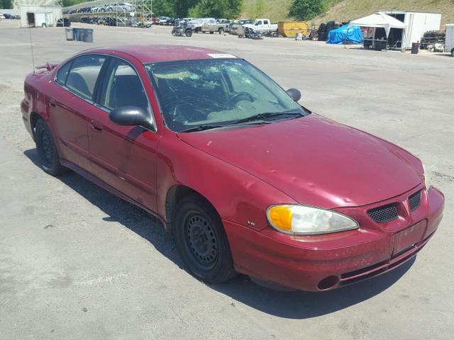 1G2NE52E25M237350 - 2005 PONTIAC GRAND AM S Bordo foto 1