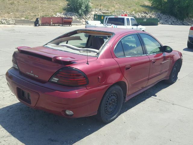 1G2NE52E25M237350 - 2005 PONTIAC GRAND AM S Bordo foto 4